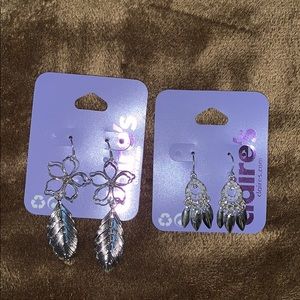 New 2 pairs claire’s earrings